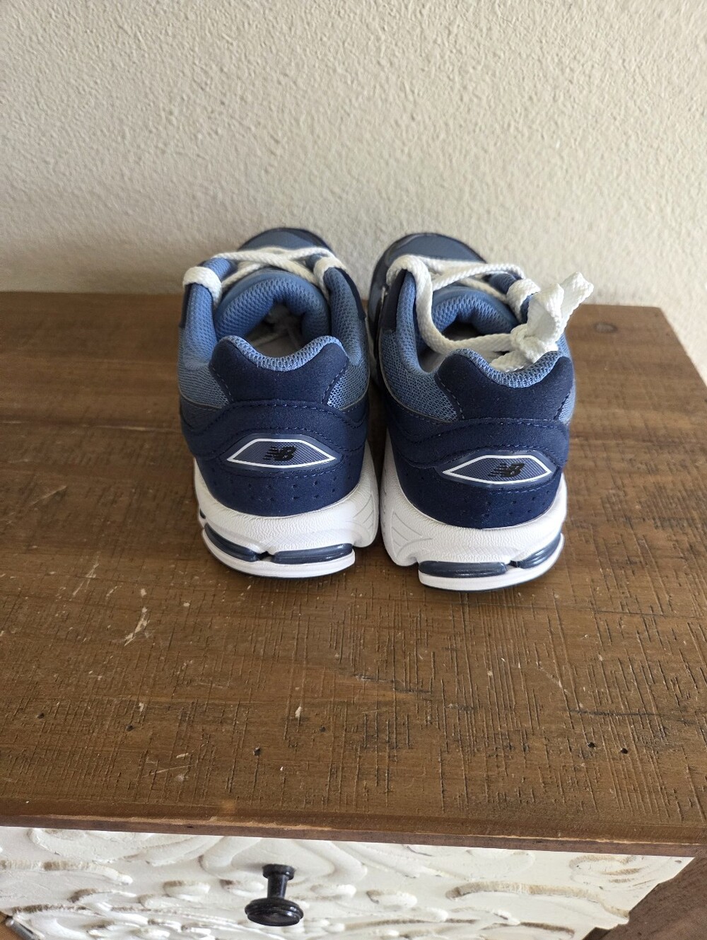 New Balance Kids Blue Preschool 2002 Lace Shoes Size 3 NWT - Picture 4 of 10